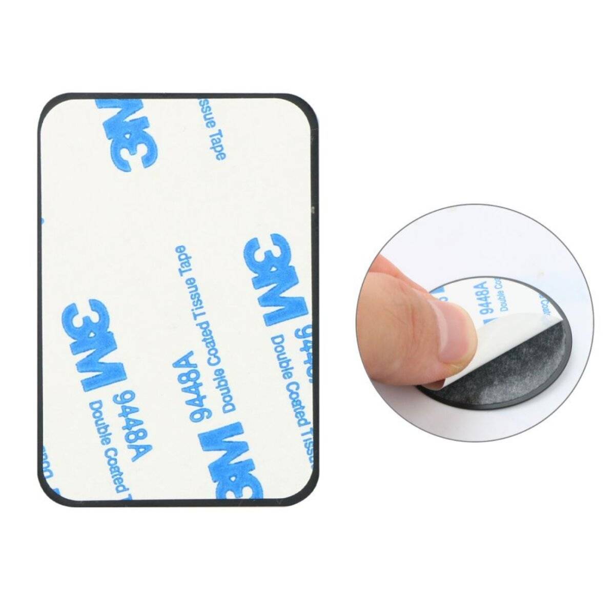 Tech-Protect MetalPlate Magnetplatten für Autohalterungen – Schwarz (4 Stk.)