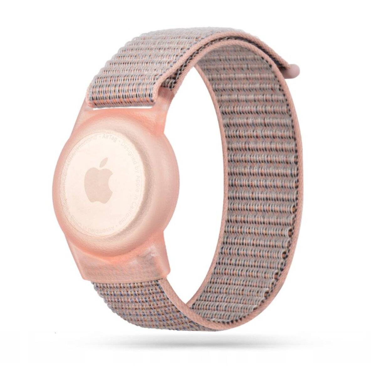 Tech-Protect Nylon-Kinderarmband Apple AirTag – Pink