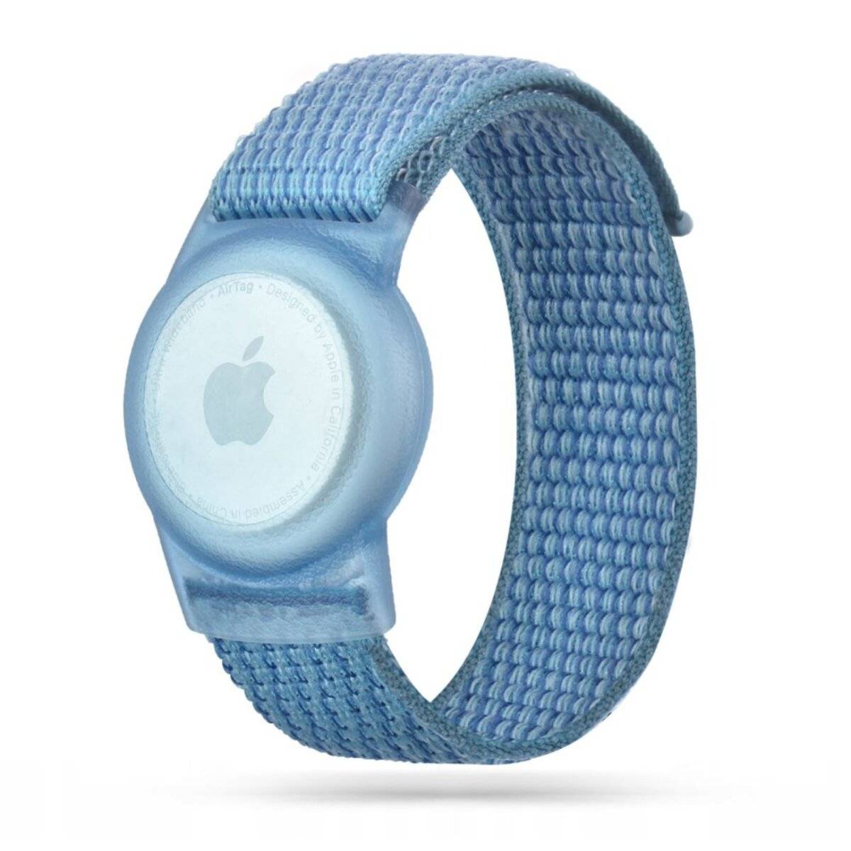 Tech-Protect Nylon-Armband für AirTag für Kinder – Blau