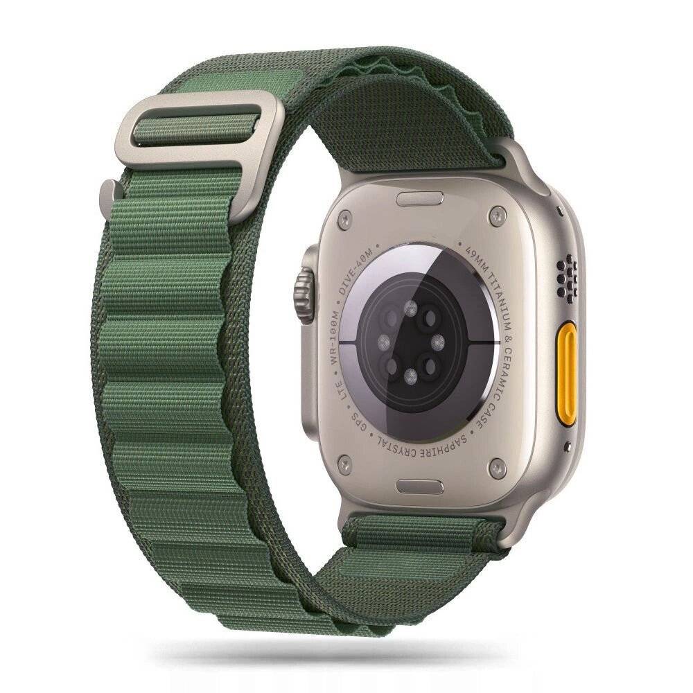 Tech-Protect Nylon Pro Armband Apple Watch 4/5/6/7/8/9/SE/Ultra 1/2 42/44/45/49 mm – Dunkelgrün