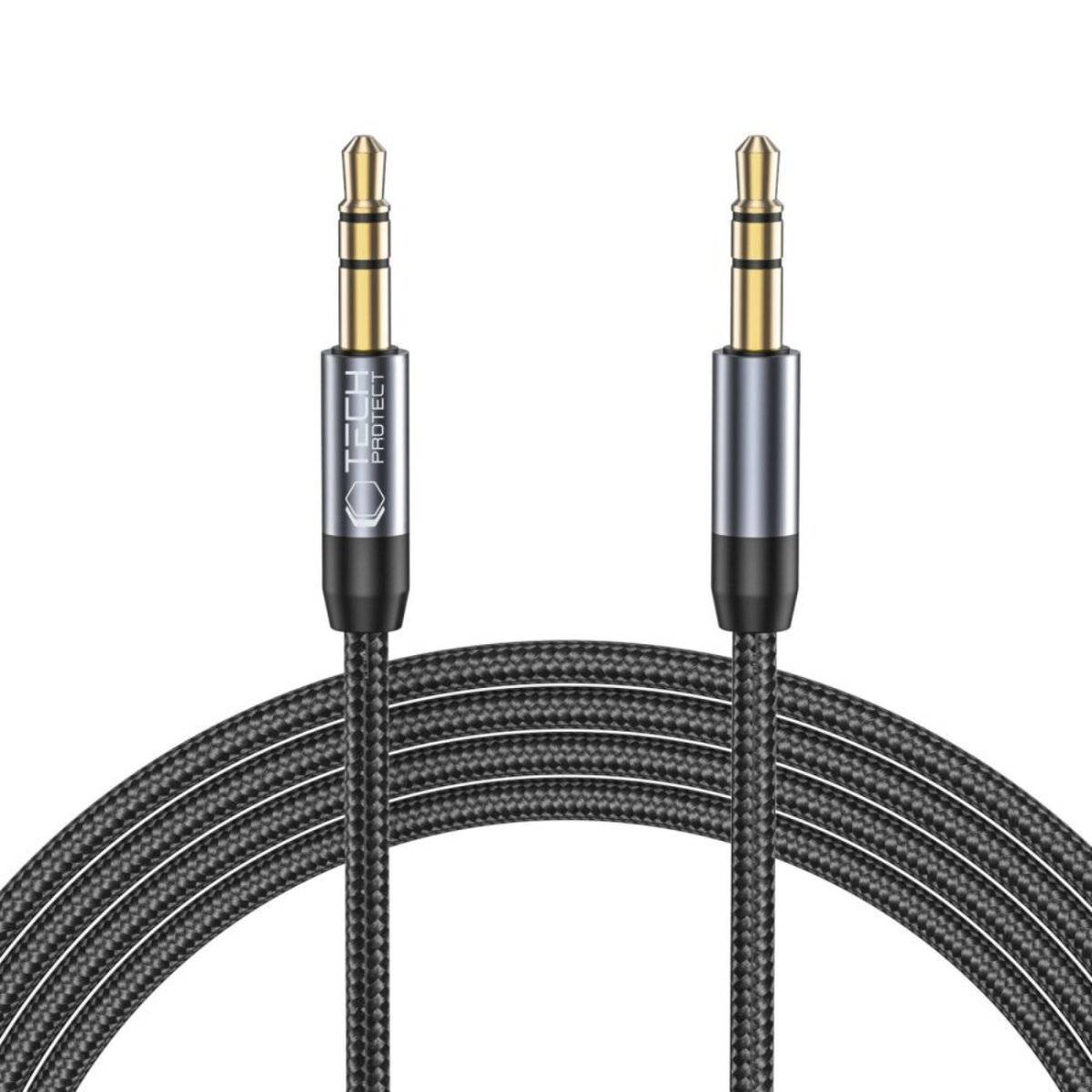 Tech-Protect UltraBoost-Kabel 3,5-mm-Miniklinke / 1,5 m – Schwarz