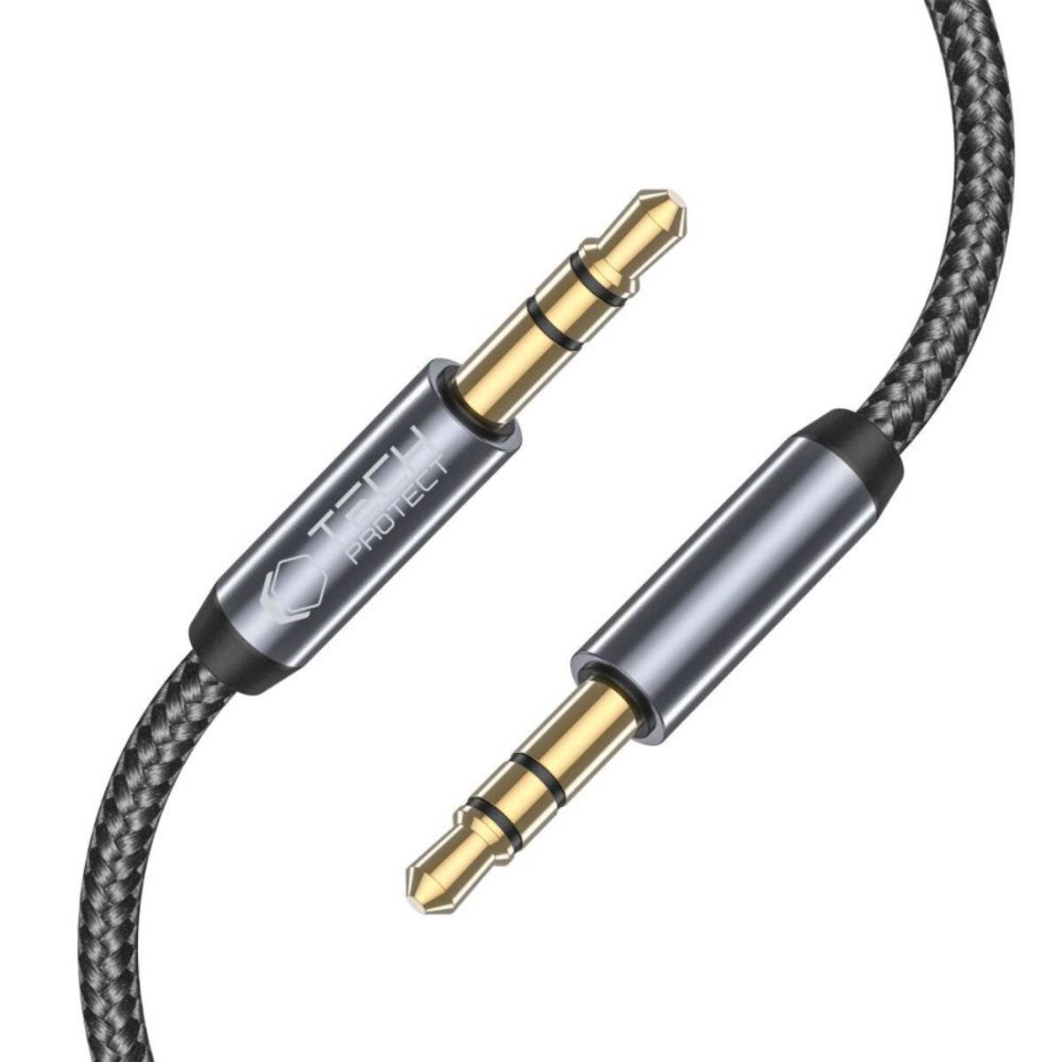 Tech-Protect UltraBoost-Kabel 3,5-mm-Miniklinke / 1,5 m – Schwarz