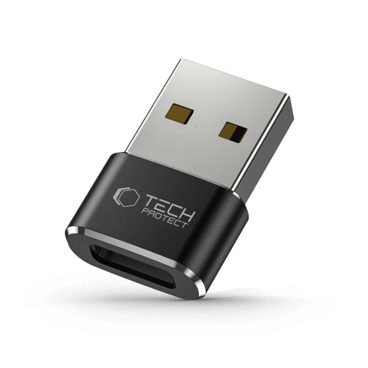 Tech-Protect UltraBoost USB-A (Stecker) / USB-C (Buchse) Adapter – Schwarz