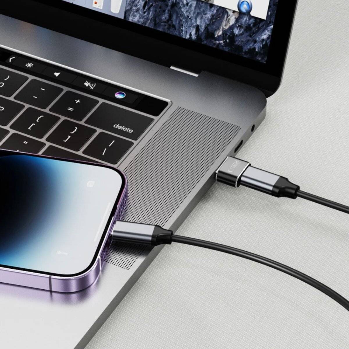 Tech-Protect UltraBoost USB-A (Stecker) / USB-C (Buchse) Adapter – Schwarz