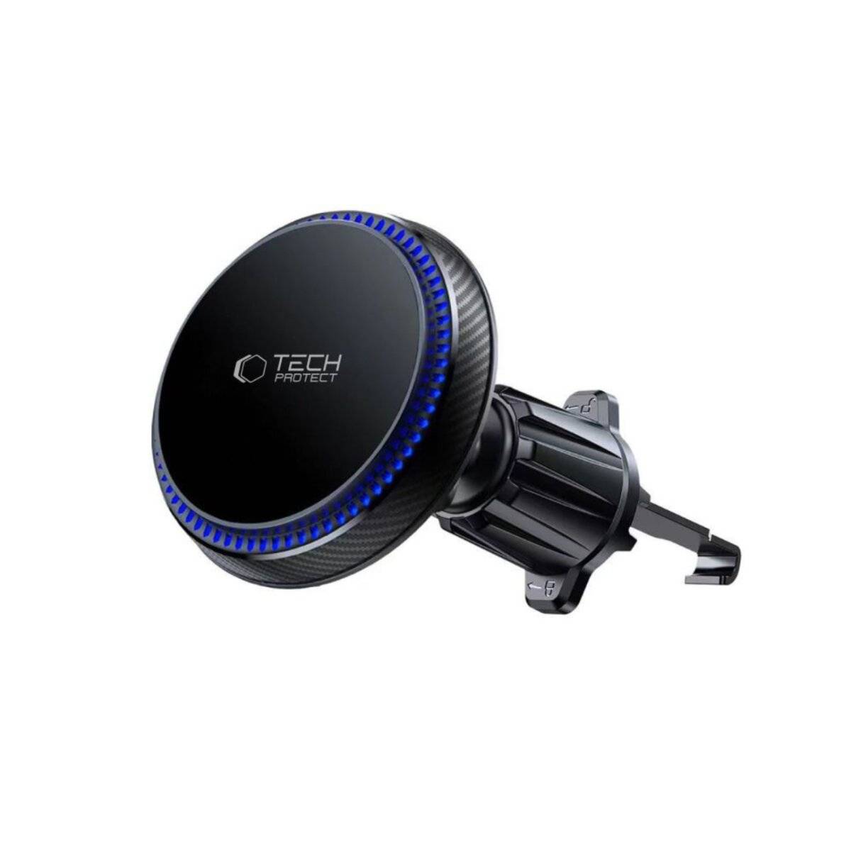 Tech-Protect MM15W-V4 Autotelefonhalter mit MagSafe 15W Ladefunktion für Lüftungsschlitze – Schwarz