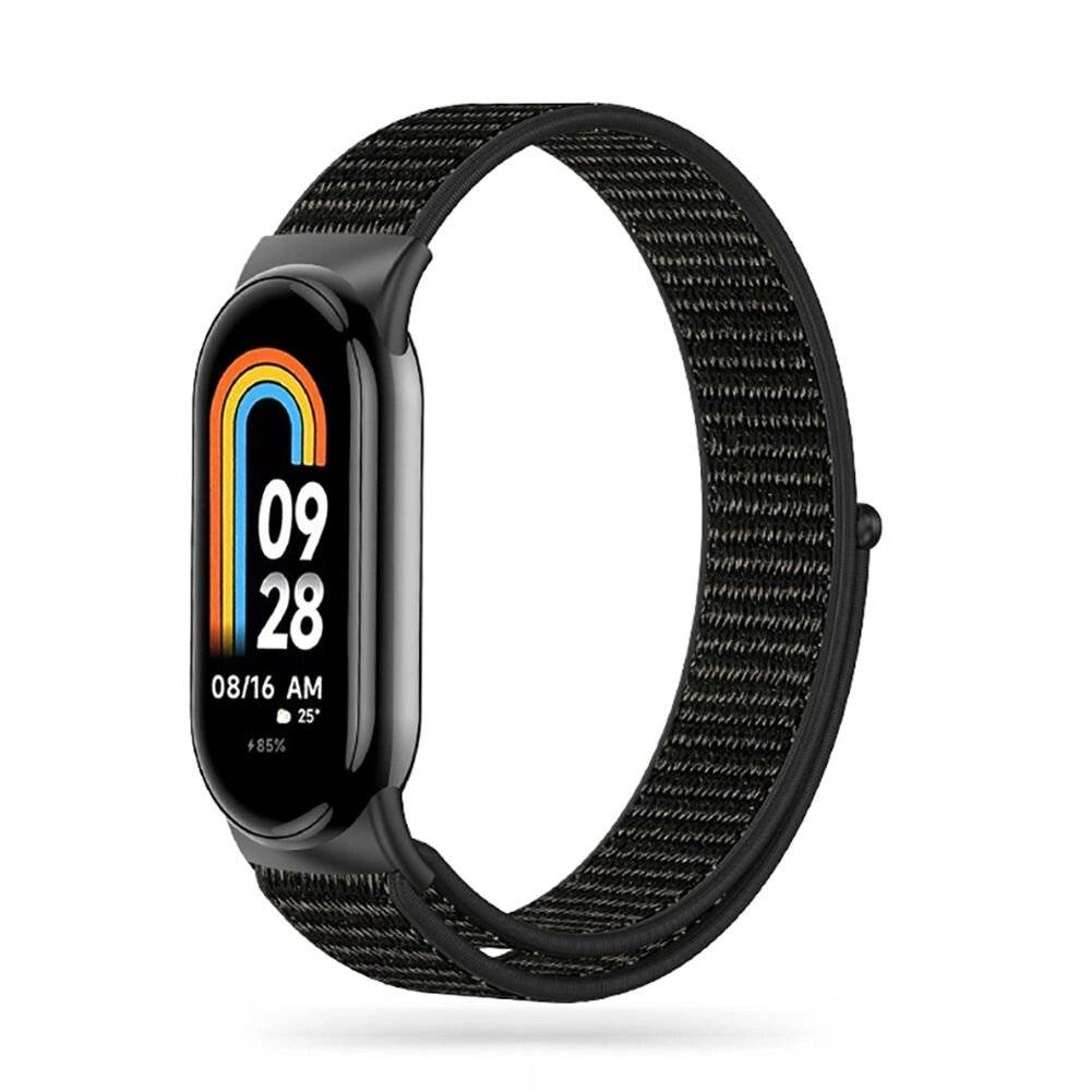 Tech-Protect Nylonarmband Xiaomi Smart Band 8 / NFC – Schwarz