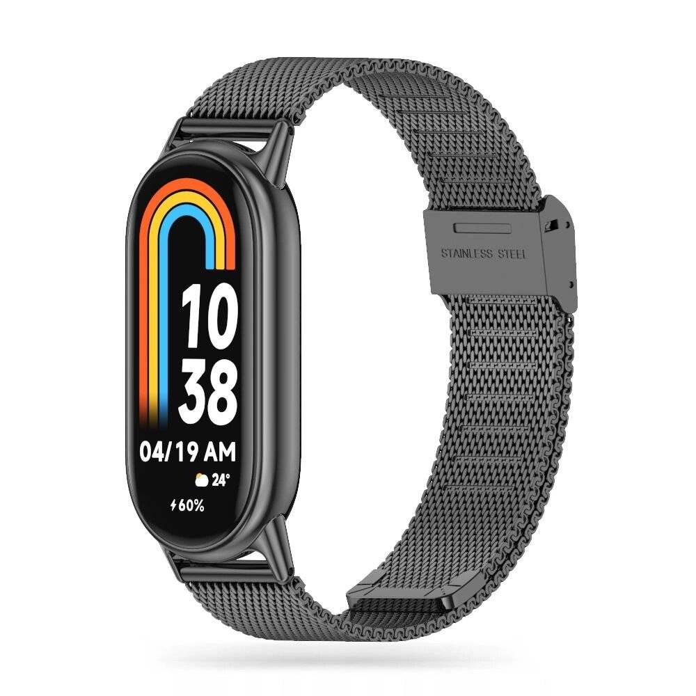 Tech-Protect MilaneseBand Armband Xiaomi Smart Band 8 / NFC – Schwarz