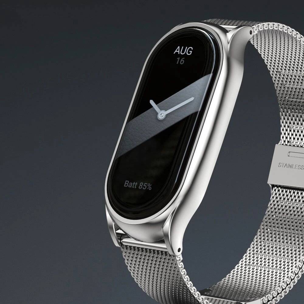 Tech-Protect MilaneseBand Armband Xiaomi Smart Band 8 / NFC – Schwarz