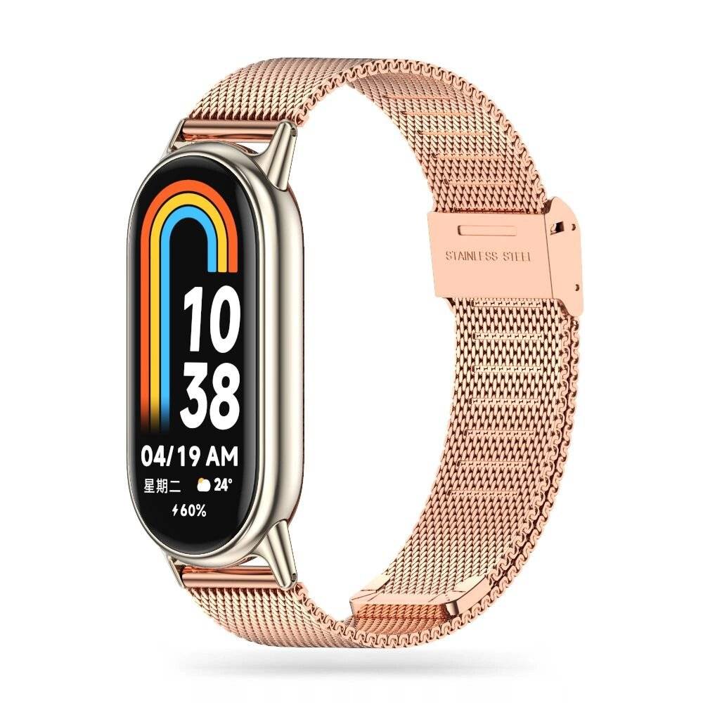 Tech-Protect MilaneseBand-Armband Xiaomi Smart Band 8 / NFC – Pink
