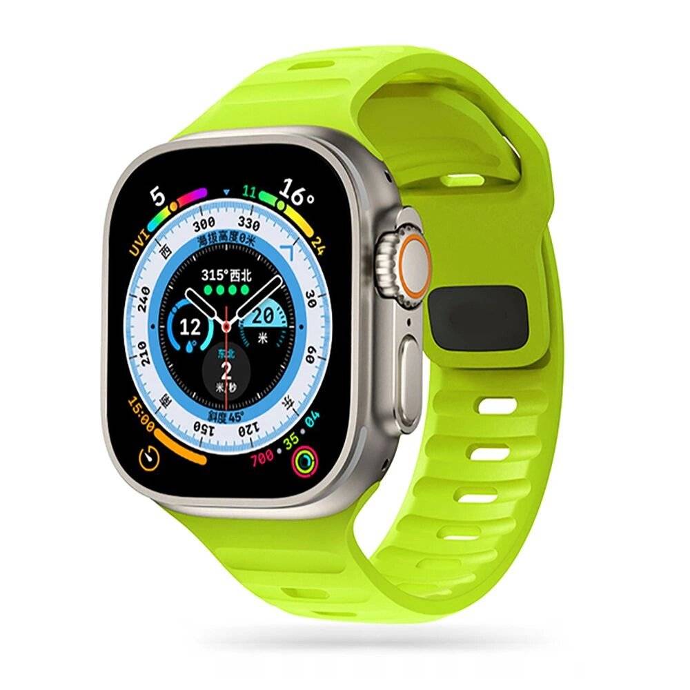 Tech-Protect IconBand Line Apple Watch 4 / 5 6 7 8 9 SE Ultra 1 2 42/44/45/49 mm – Limette