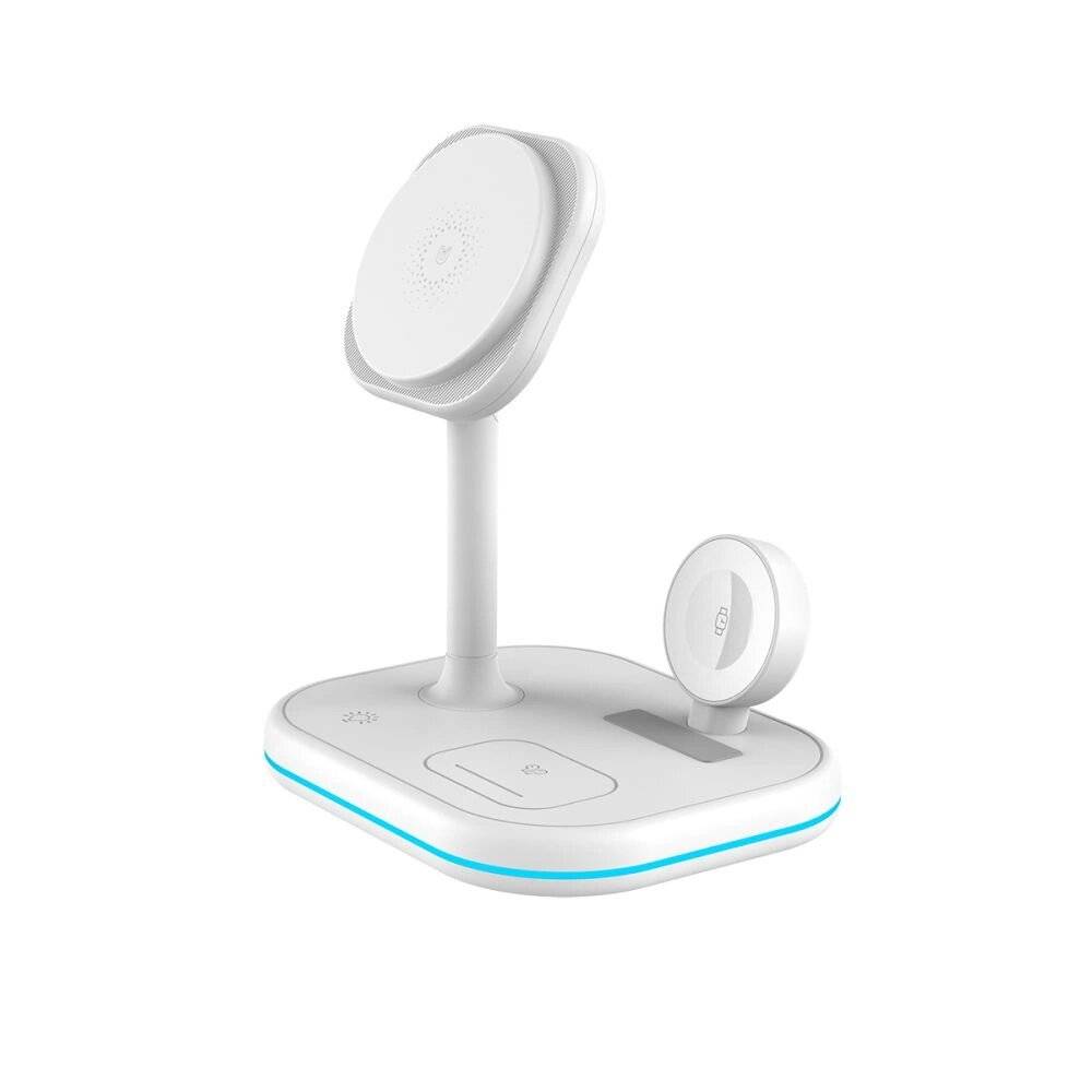 Tech-Protect QI15W-A27 3in1 induktives Ladegerät Ständer MagSafe Smartphone / Apple Watch AirPods