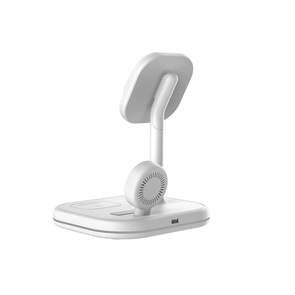 Tech-Protect QI15W-A27 3in1 induktives Ladegerät Ständer MagSafe Smartphone / Apple Watch AirPods