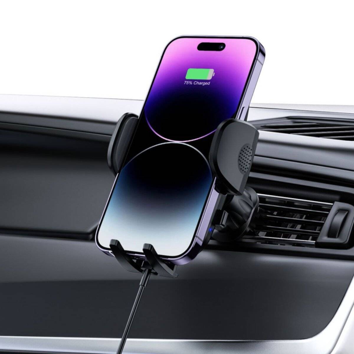 Tech-Protect CM15W-V1 Autotelefonhalter 15W induktivem Ladegerät Cockpit / Lüftungsschlitze –