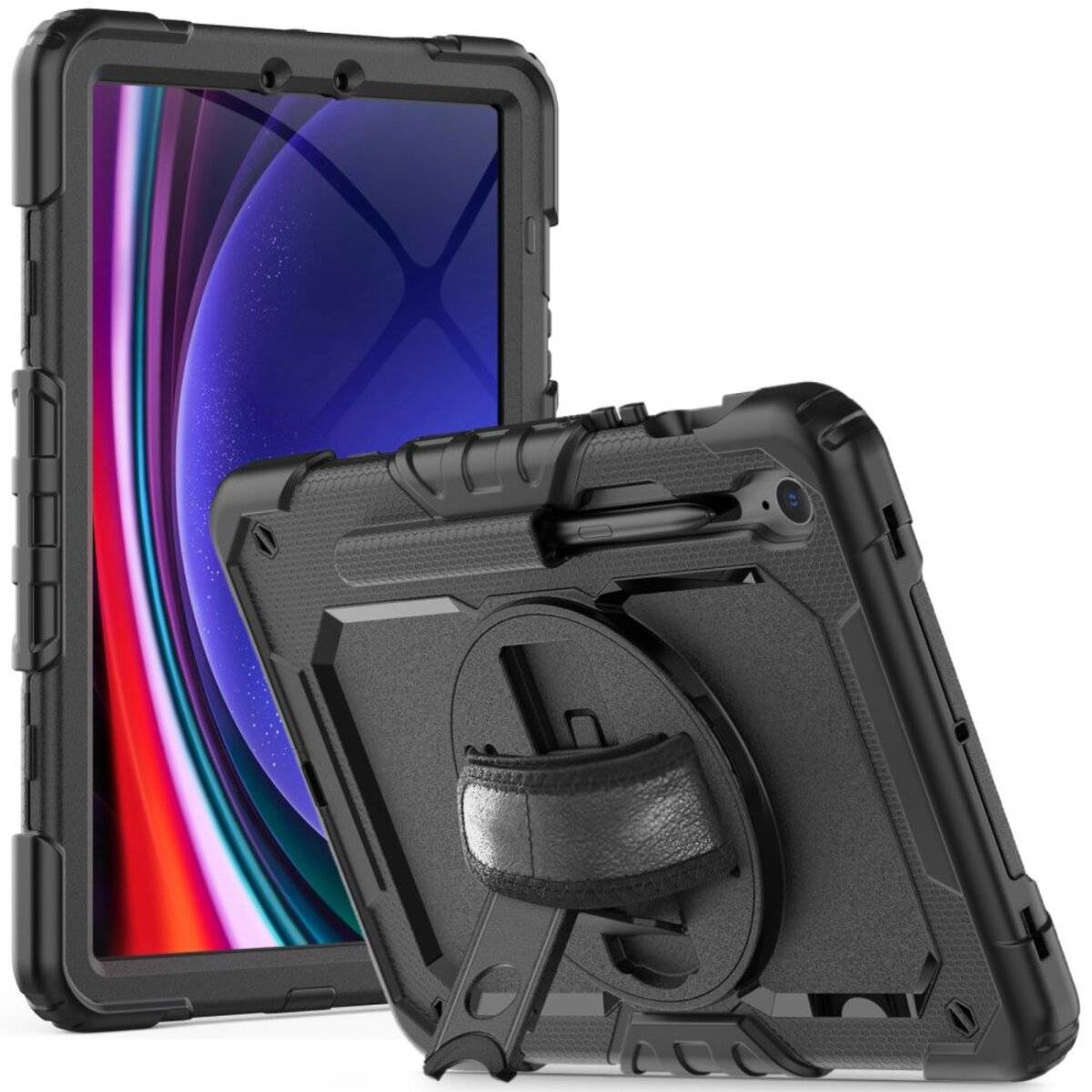 Tech-Protect Solid360 Hülle Samsung Galaxy Tab S9 FE 10,9″ X510 / X516B - Schwarz