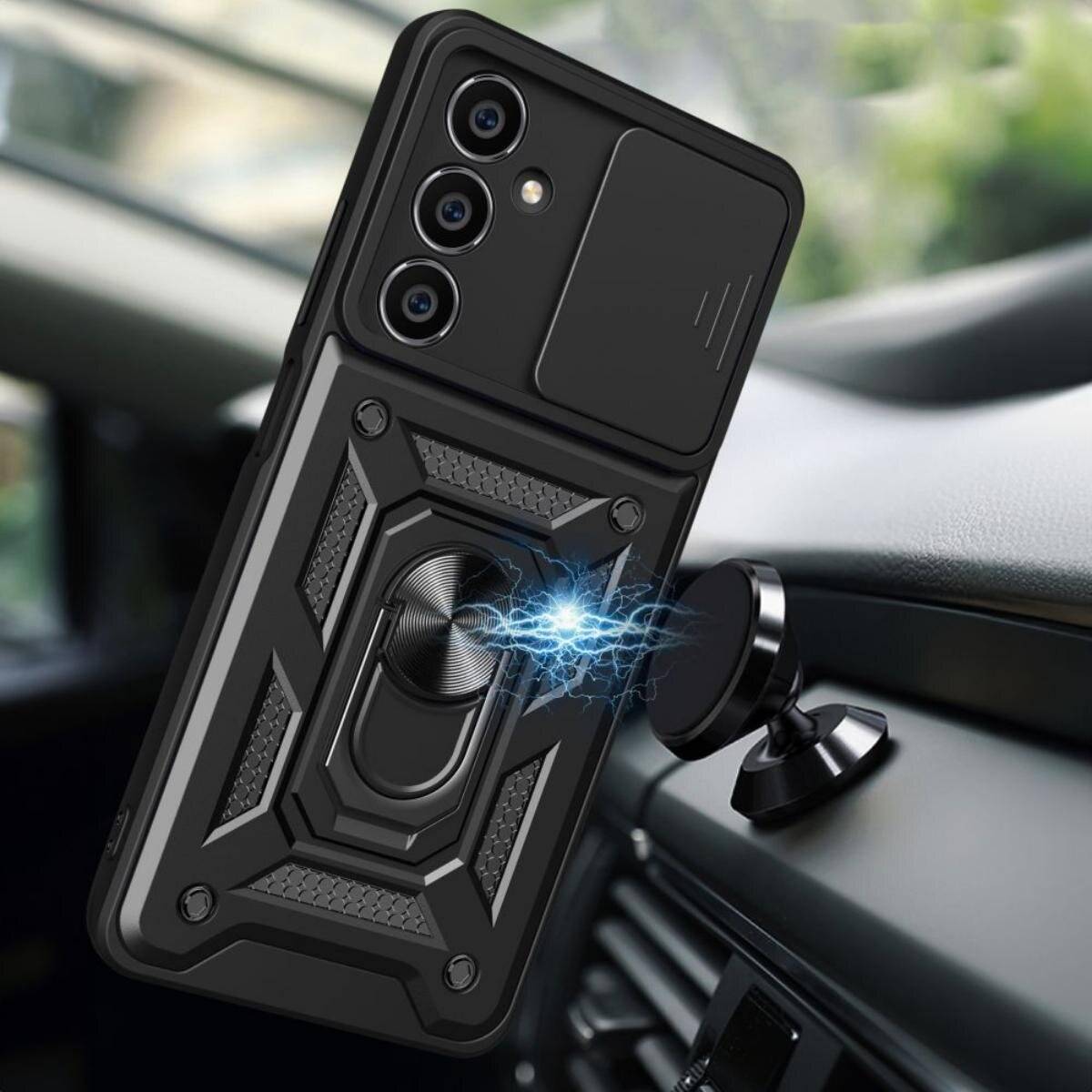 Tech-Protect CamShield Pro Hülle Samsung Galaxy S23 FE – Schwarz