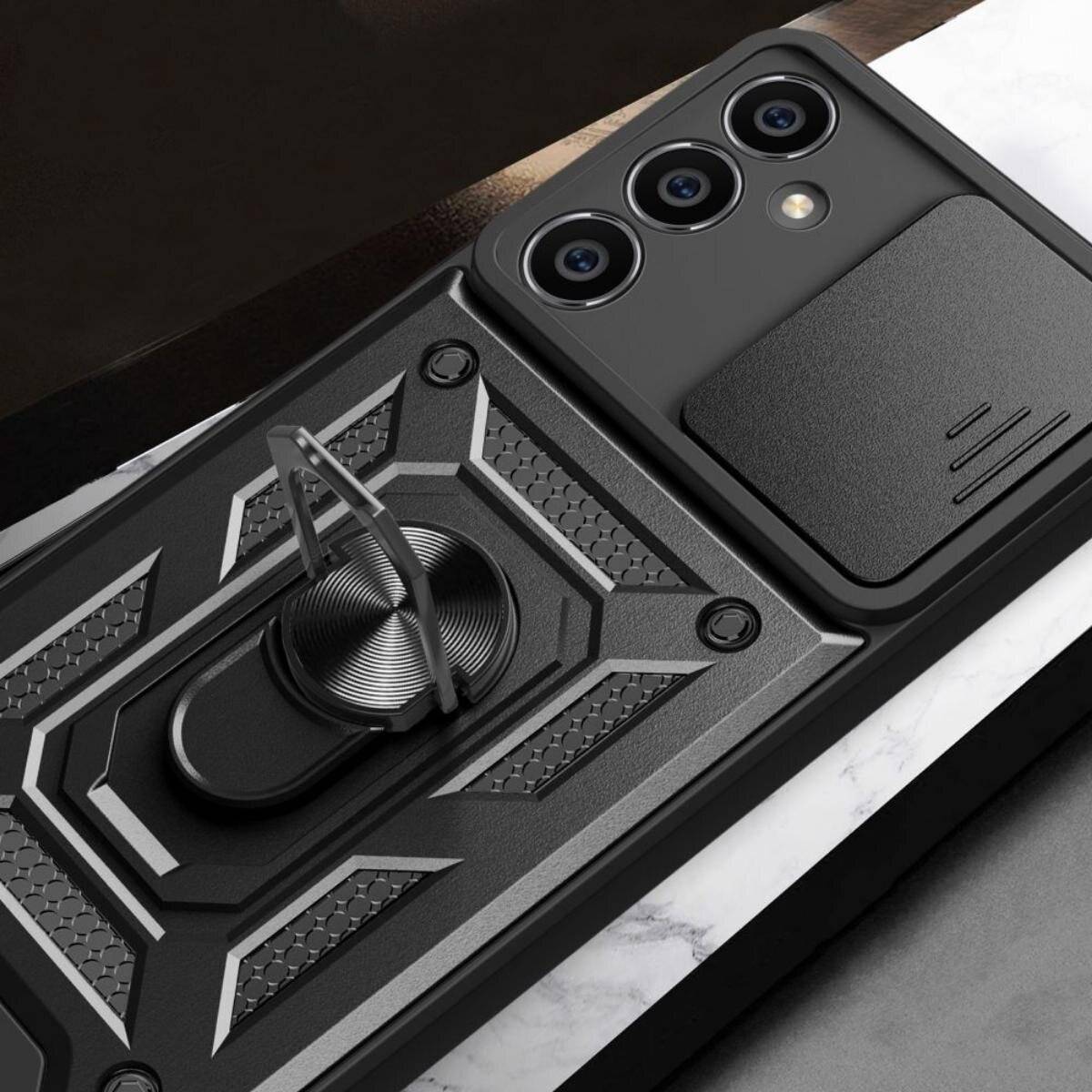 Tech-Protect CamShield Pro Hülle Samsung Galaxy S23 FE – Schwarz