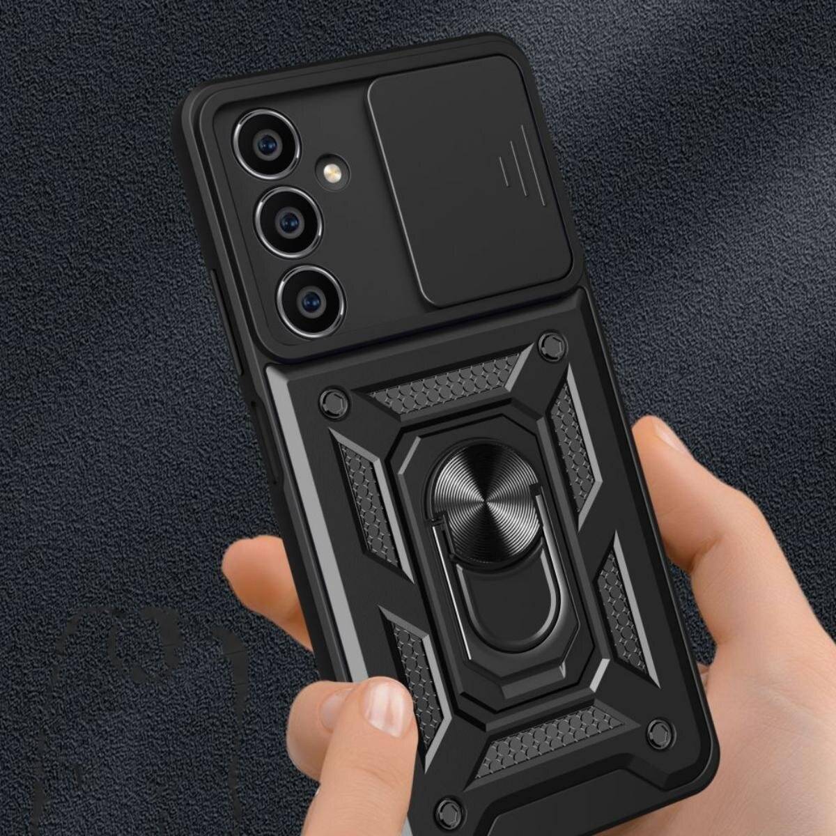 Tech-Protect CamShield Pro Hülle Samsung Galaxy S23 FE – Schwarz