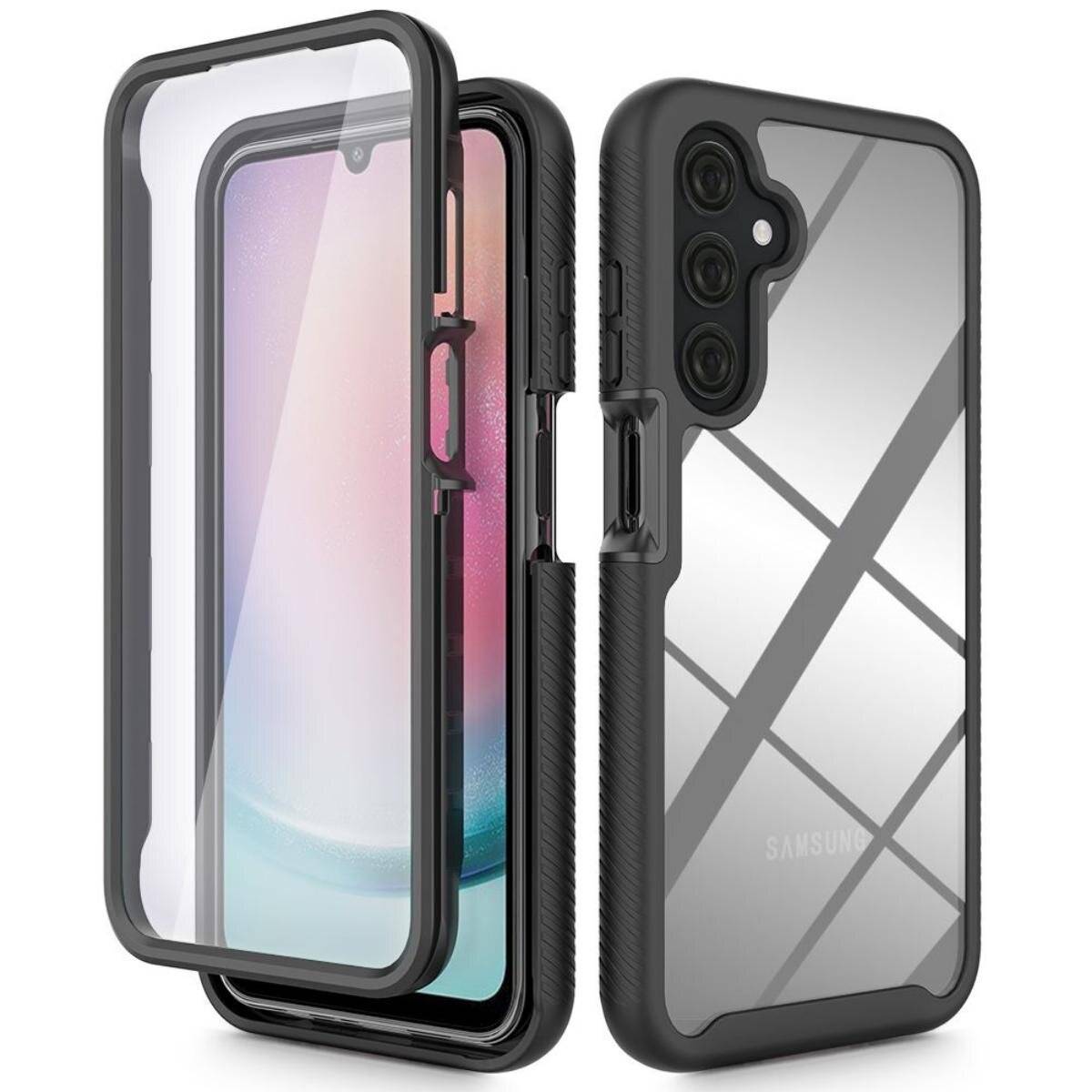Tech-Protect Defense360 Hülle Samsung Galaxy A25 5G - Schwarz