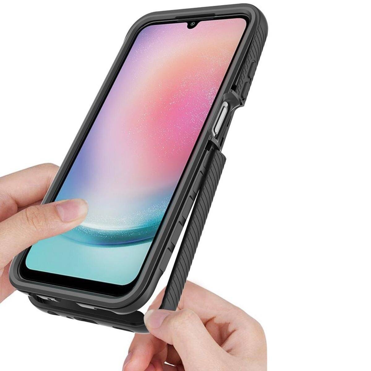 Tech-Protect Defense360 Hülle Samsung Galaxy A25 5G - Schwarz