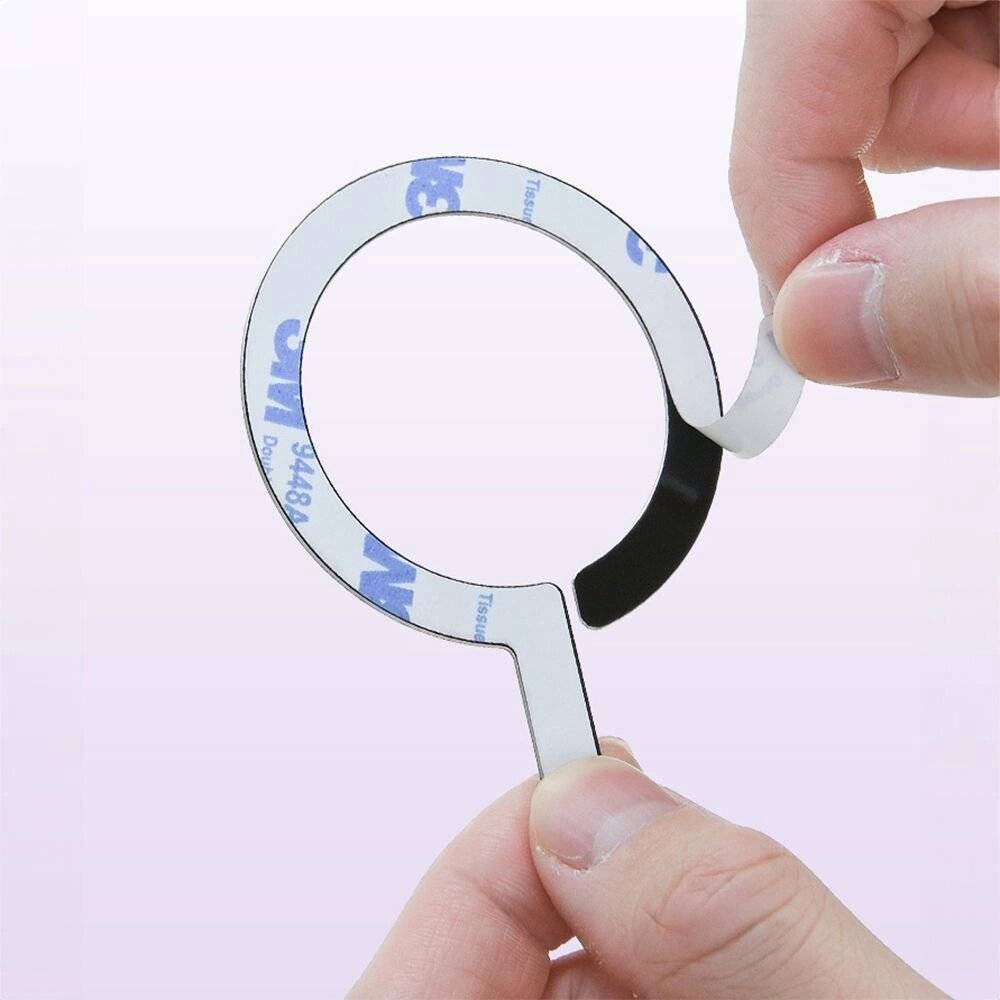 MagSafe Tech-Protect MetalRing universal magnetisch - schwarz / silber 2 Stück