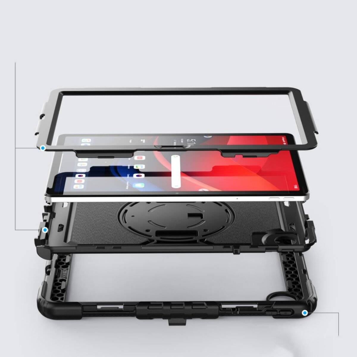 Tech-Protect Solid360 Hülle Lenovo Tab M11″ 11.0 TB-330 - Schwarz