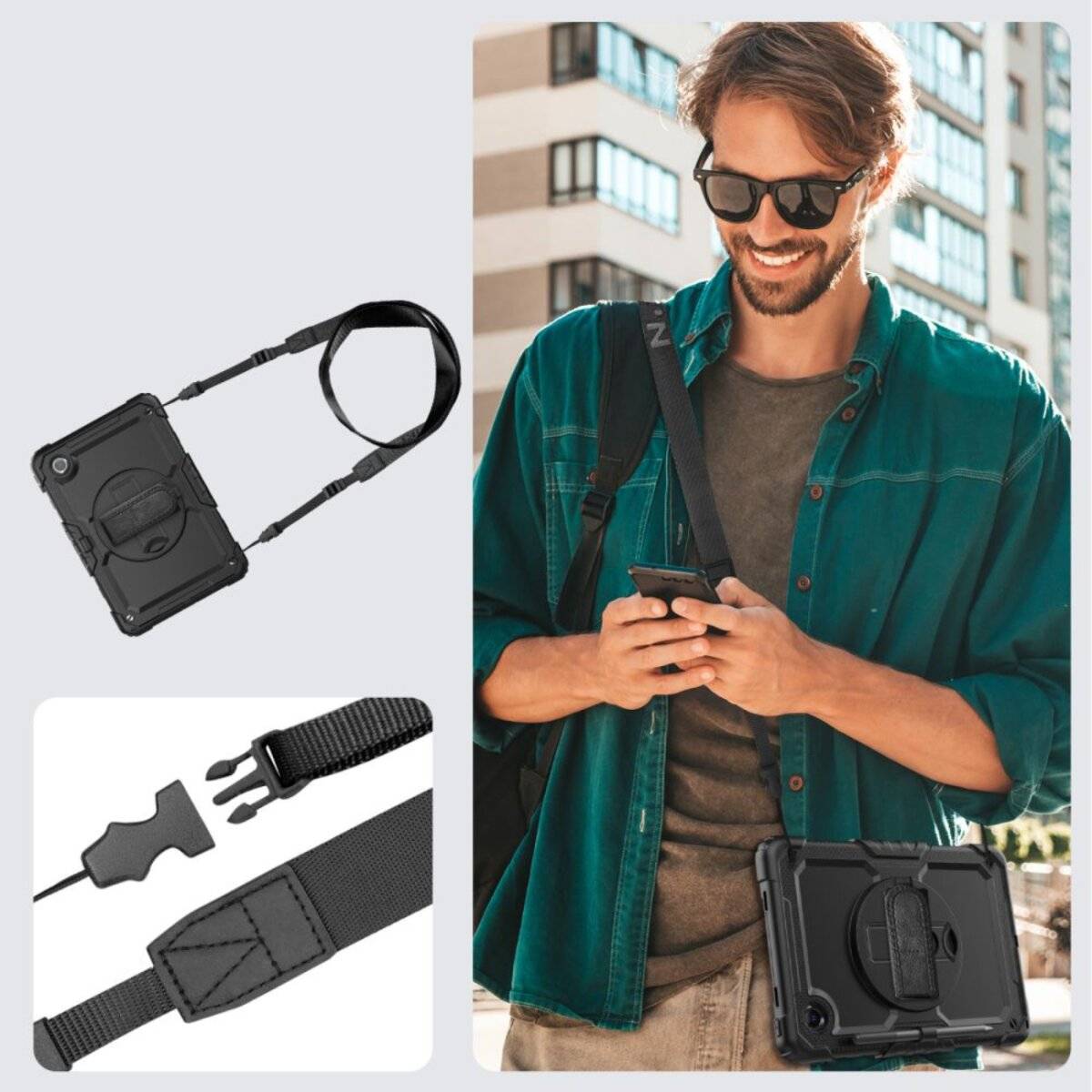 Tech-Protect Solid360 Hülle Lenovo Tab M11″ 11.0 TB-330 - Schwarz