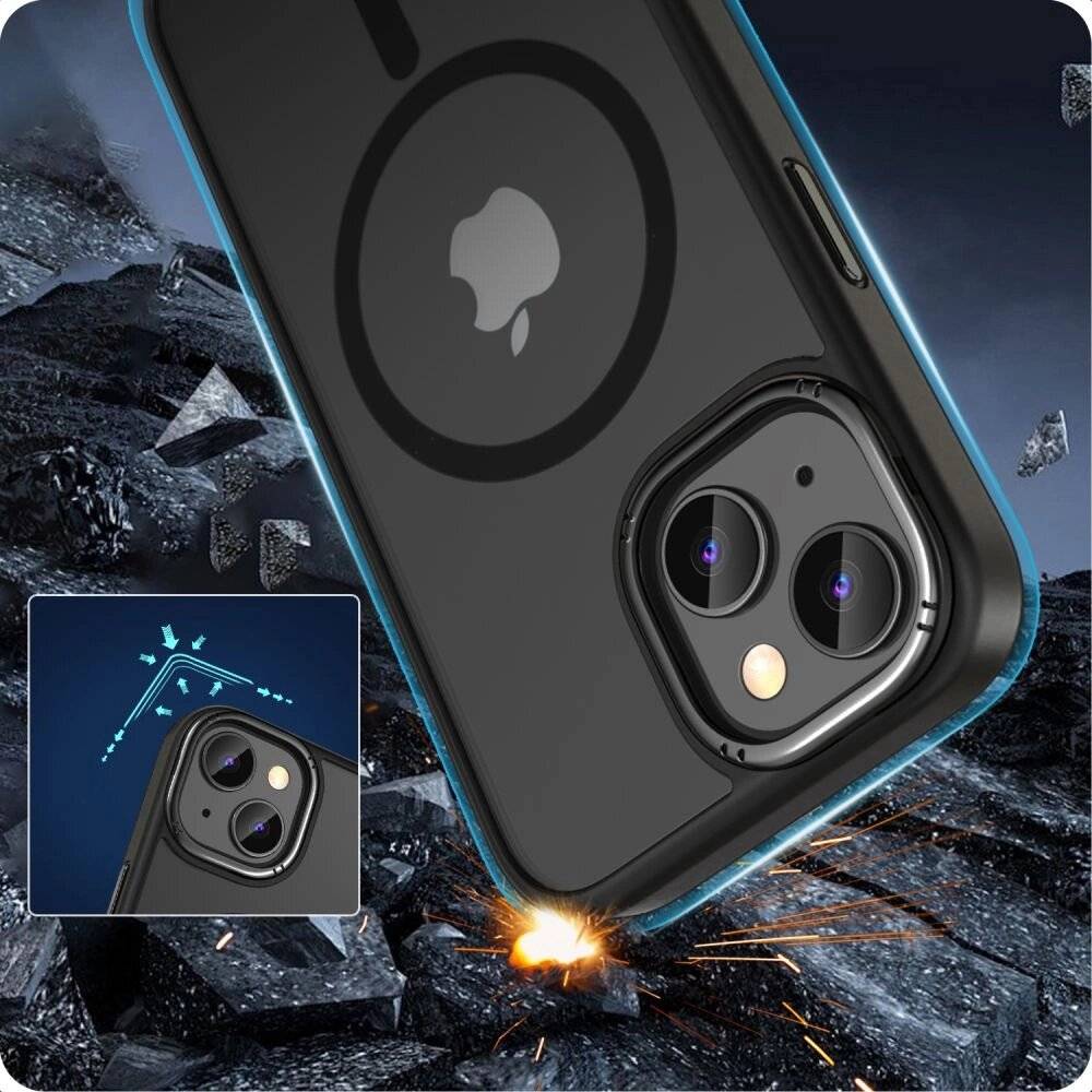 Tech-Protect MagMat 2 MagSafe-Hülle iPhone 15 – mattschwarz