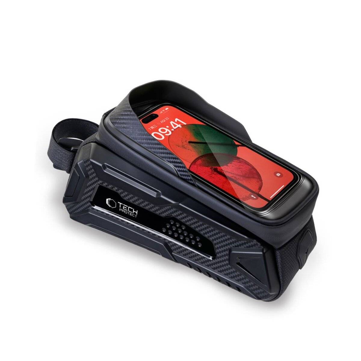 Tech-Protect V2 Fahrradtasche Platz 1,2-l-Telefon – Schwarz
