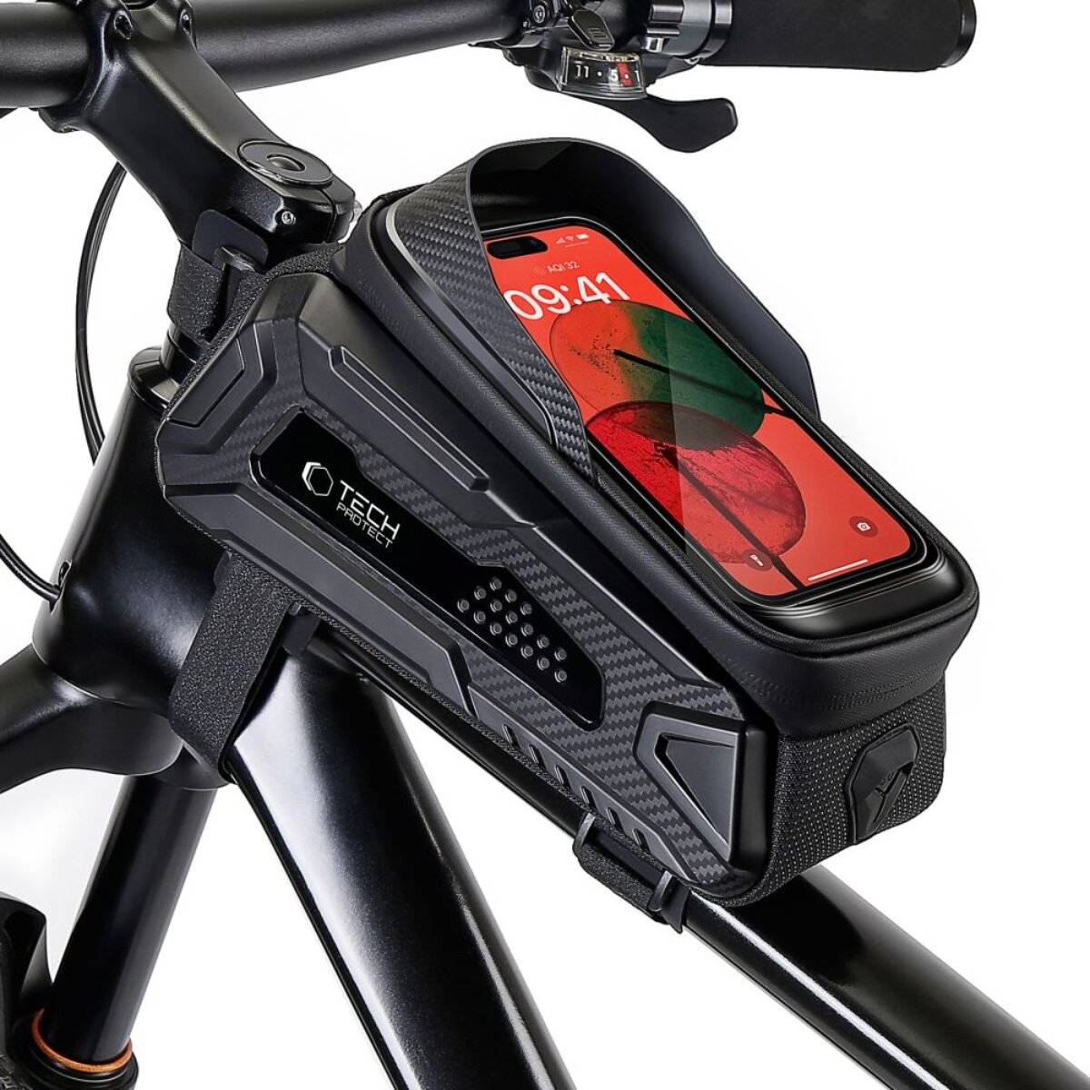 Tech-Protect V2 Fahrradtasche Platz 1,2-l-Telefon – Schwarz
