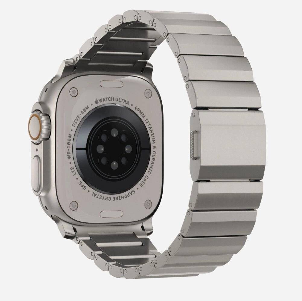 Tech-Protect SteelBand-Armband Apple Watch 4 / 5 6 7 8 9 SE Ultra 1 2 42/44/45/49 mm – Titan