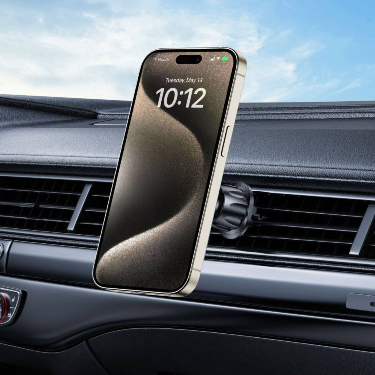 Magnetische Autotelefonhalterung Tech-Protect N56 MagSafe Lüftungsschlitze – Schwarz