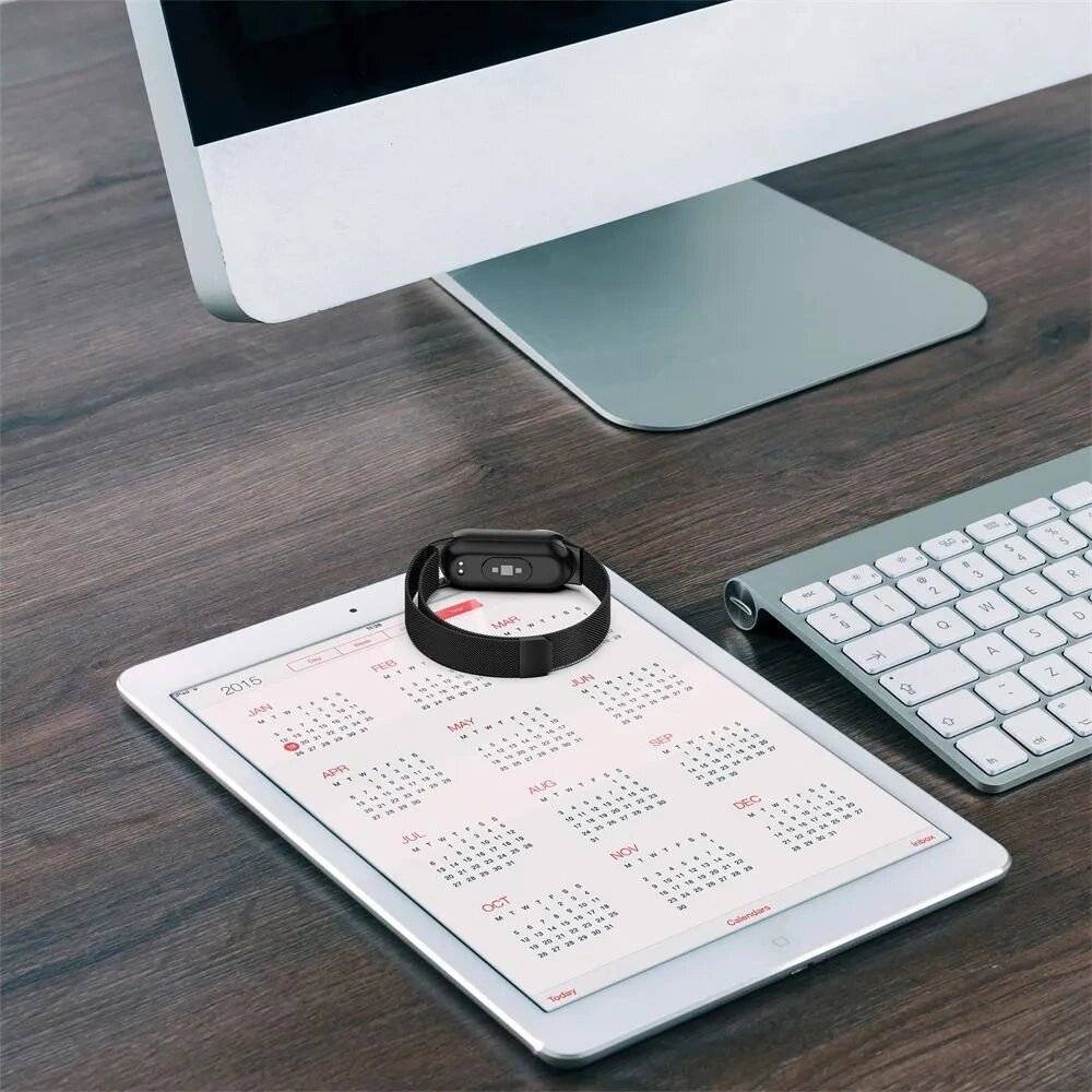 Tech-Protect MilaneseBand Armband Xiaomi Smart Band 8 / NFC – Beige