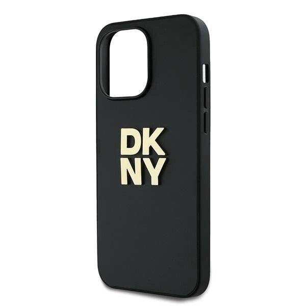 DKNY Wrist Strap Stock Logo Hülle iPhone 14 Pro – Schwarz