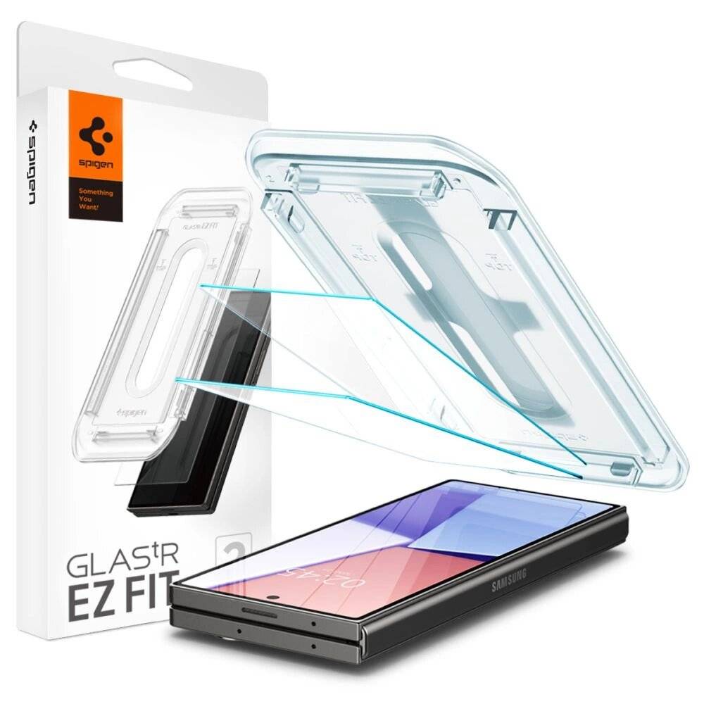 Spigen Glas.tR EZ Fit gehärtetes Glas Samsung Galaxy Z Fold 6 - 2 Stk.