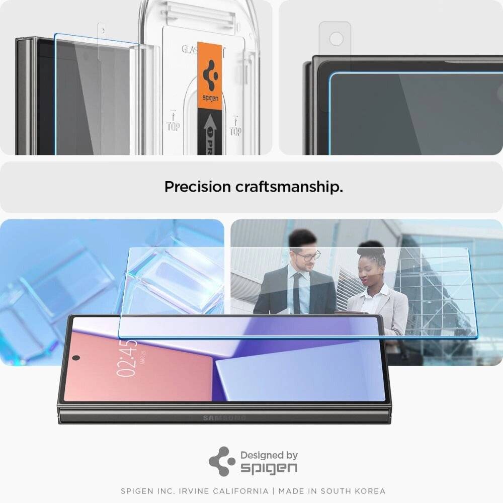 Spigen Glas.tR EZ Fit gehärtetes Glas Samsung Galaxy Z Fold 6 - 2 Stk.