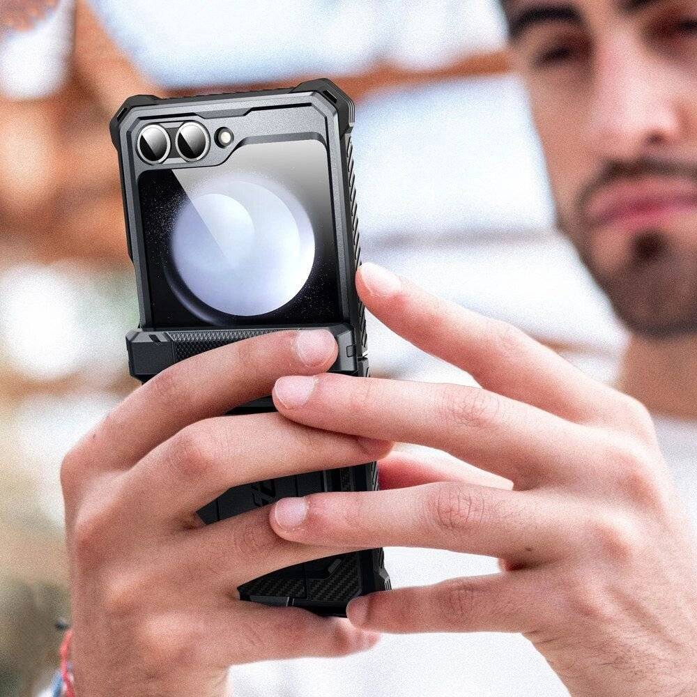 IBLSN ArmorBox Supcase Hülle Samsung Galaxy Z Flip 6 - Schwarz
