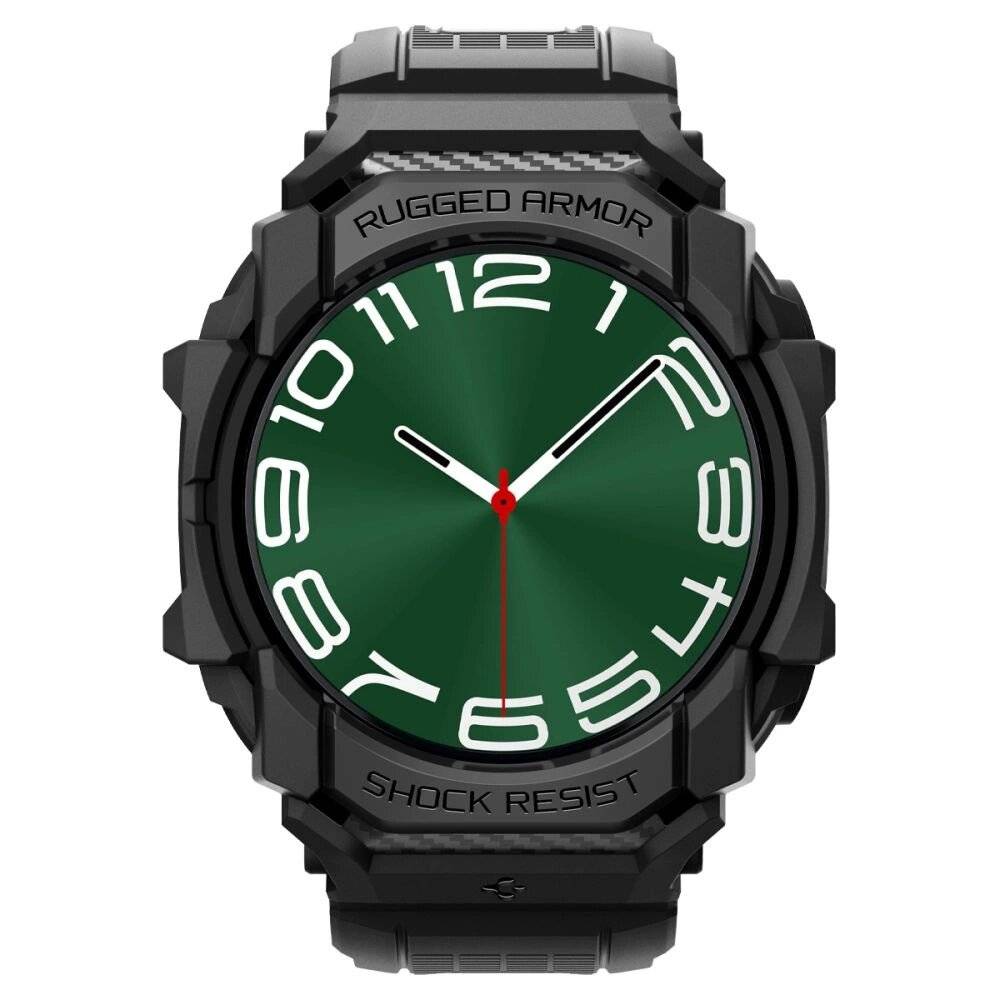 Spigen Rugged Armor Pro Hülle Samsung Galaxy Watch Ultra 47 mm – mattschwarz