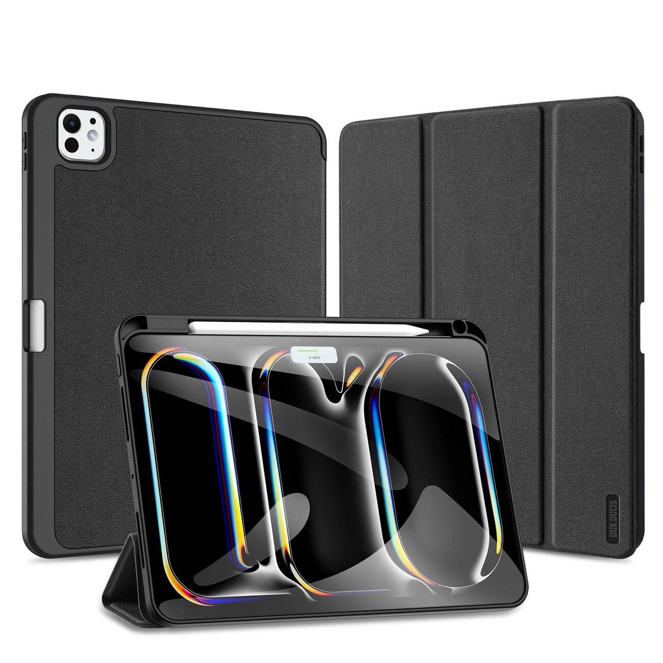 Dux Ducis Domo Flip- Smart-Schlafhülle iPad Pro 11″ 2024 - Schwarz