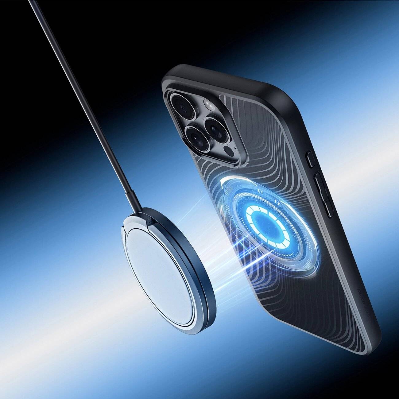 Dux Ducis Aimo Mag Hülle MagSafe iPhone 16 Pro Max – Schwarz