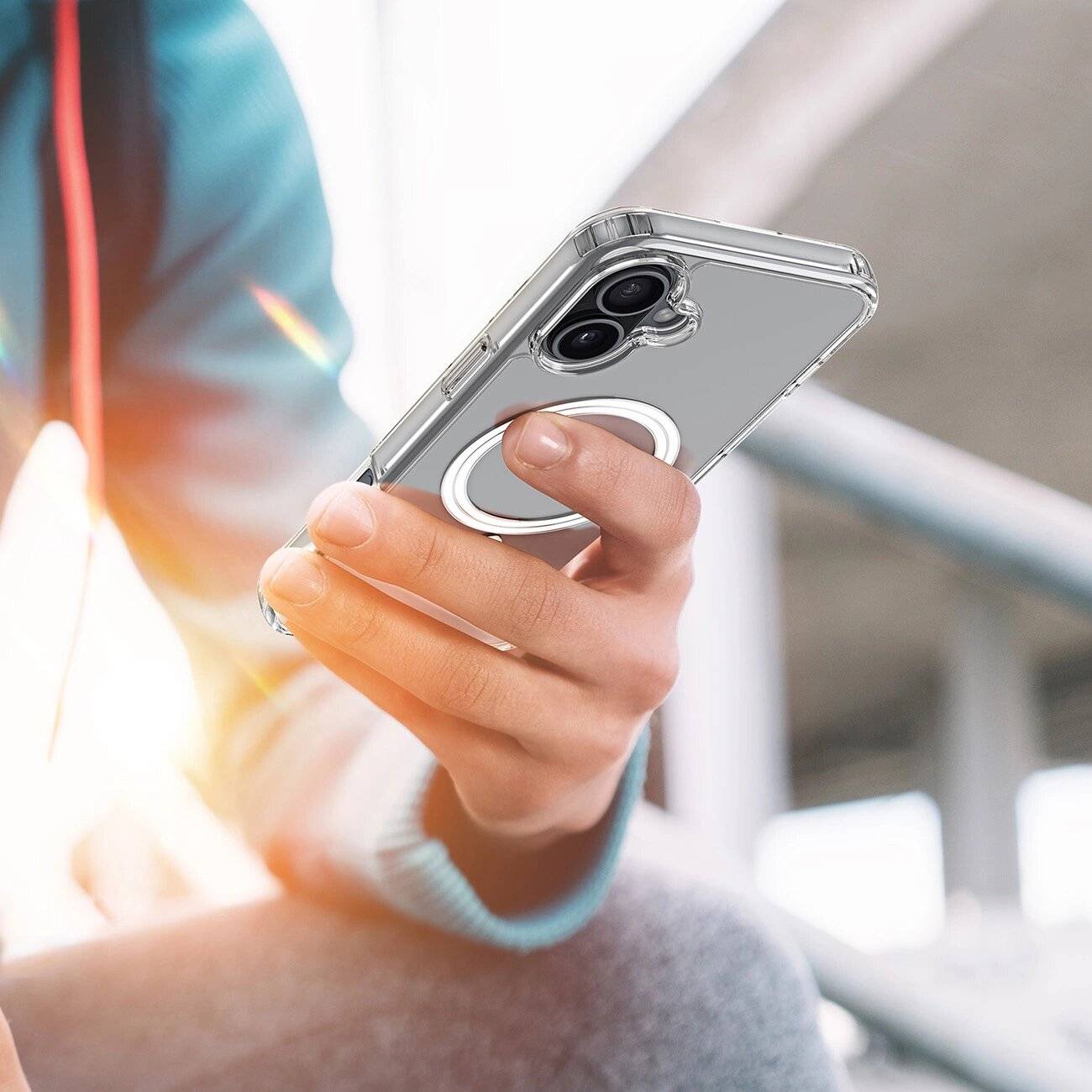 Dux Ducis Clin Mag Hülle MagSafe iPhone 16 – transparent