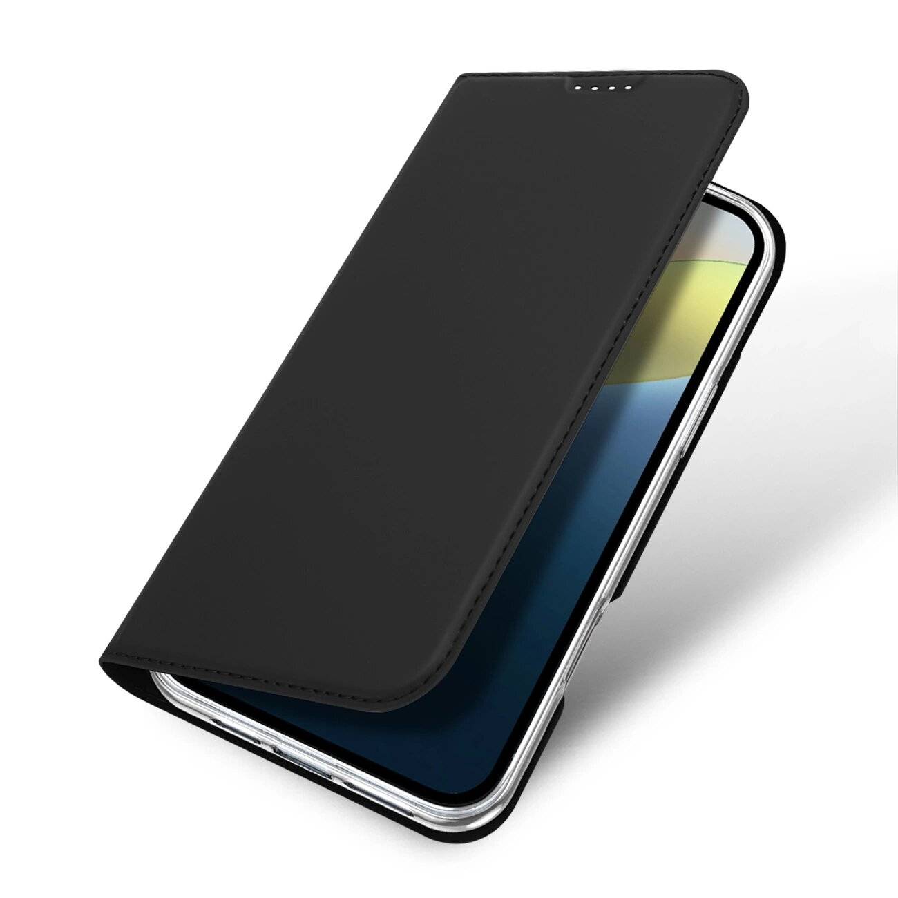Dux Ducis Skin Pro Hülle iPhone 16 Plus Klappe Kartenfach – Schwarz