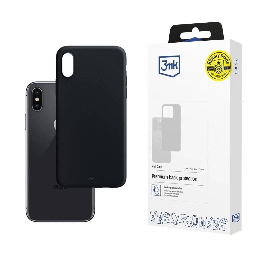 3mk Matt Case iPhone X / XS - schwarz