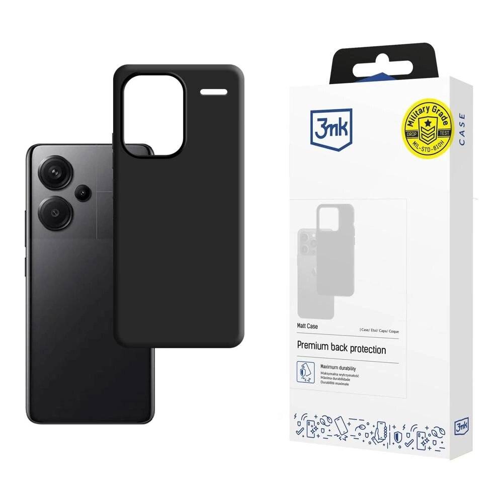3mk Matt Hülle Xiaomi Redmi Note 13 Pro+ - Schwarz