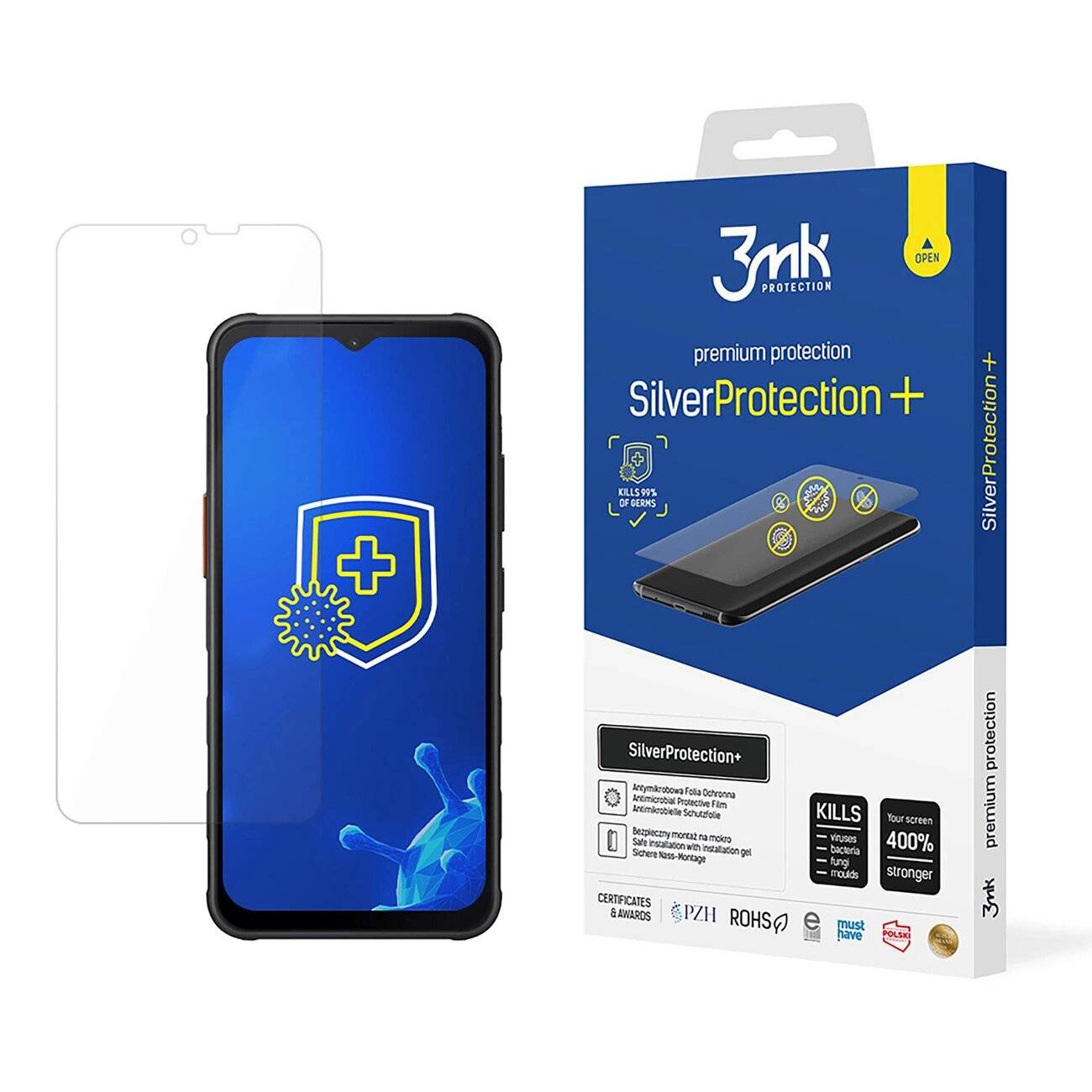 Antibakterielle Schutzfolie 3mk SilverProtection+ Samsung Galaxy XCover 7