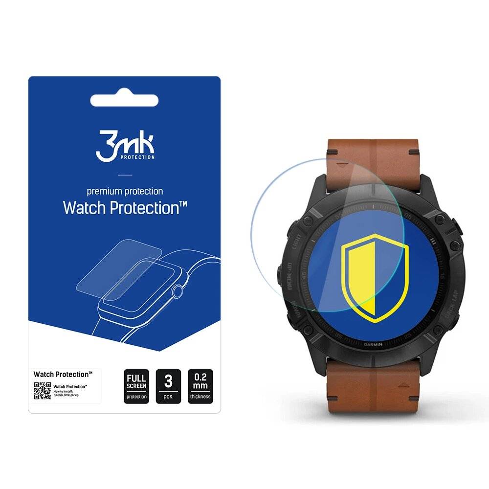 3mk Watch Protection™ v. FlexibleGlass Hybridglas Garmin Fenix ​​​​6X