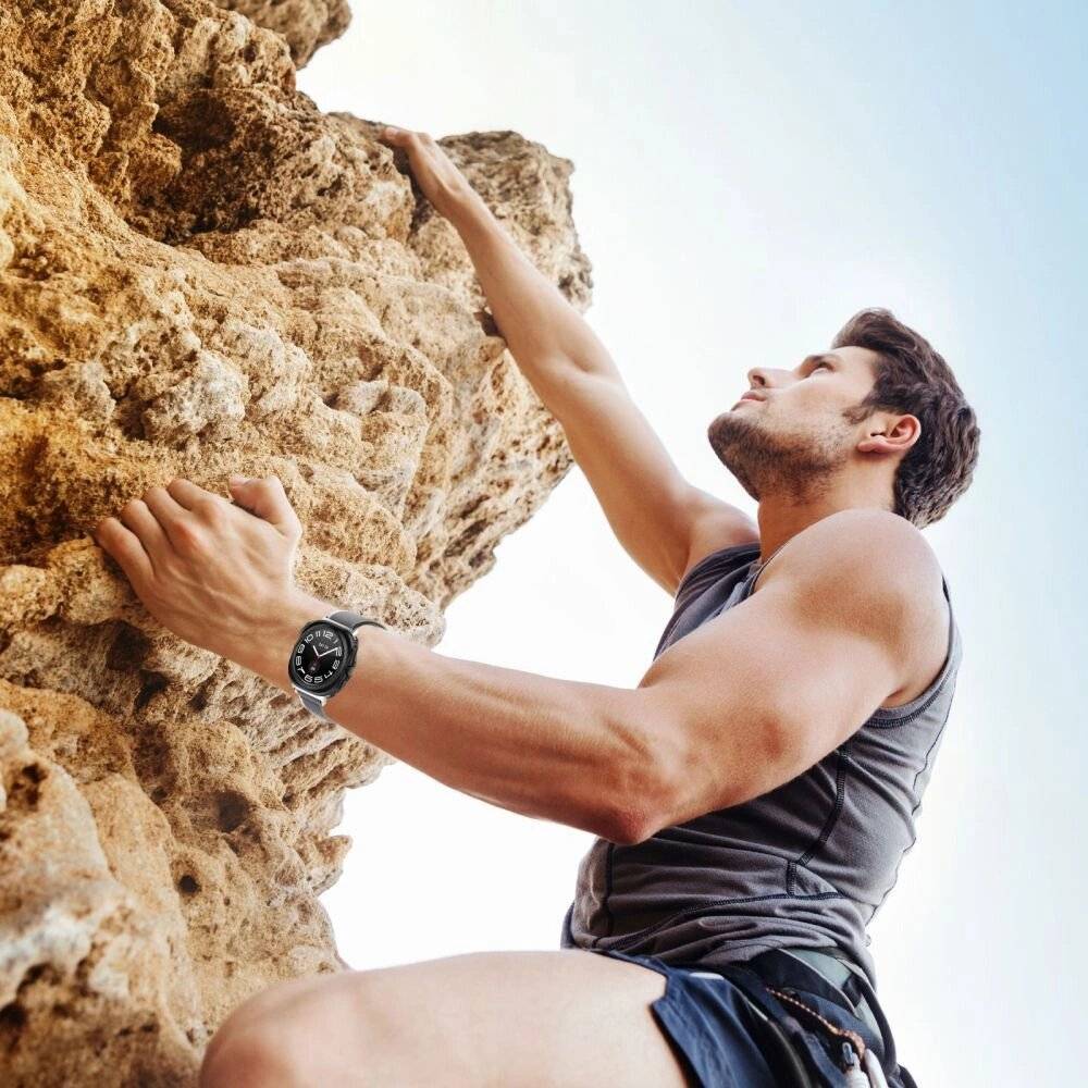 Tech-Protect Nylonarmband Samsung Galaxy Watch Ultra 47 mm – Schwarz & Orange