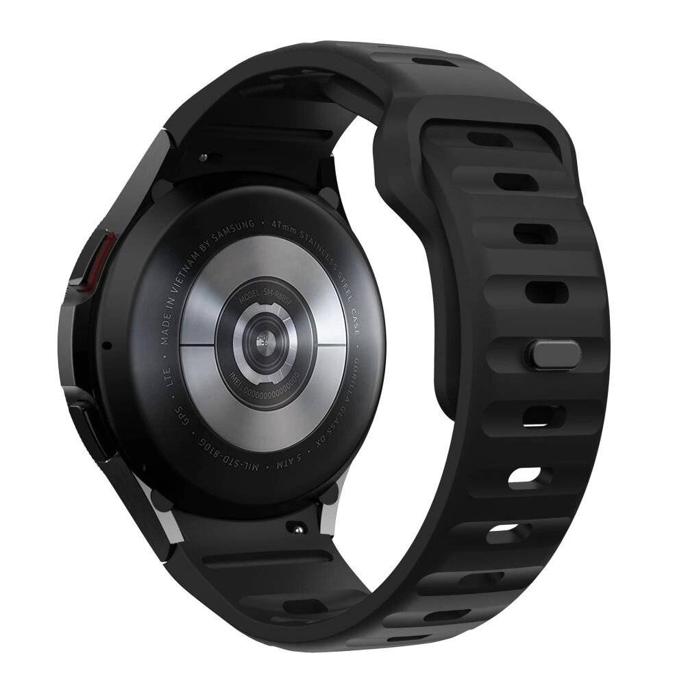 Tech-Protect Silikonband Samsung Galaxy Watch 4/5/5 Pro/6/7/FE – Schwarz