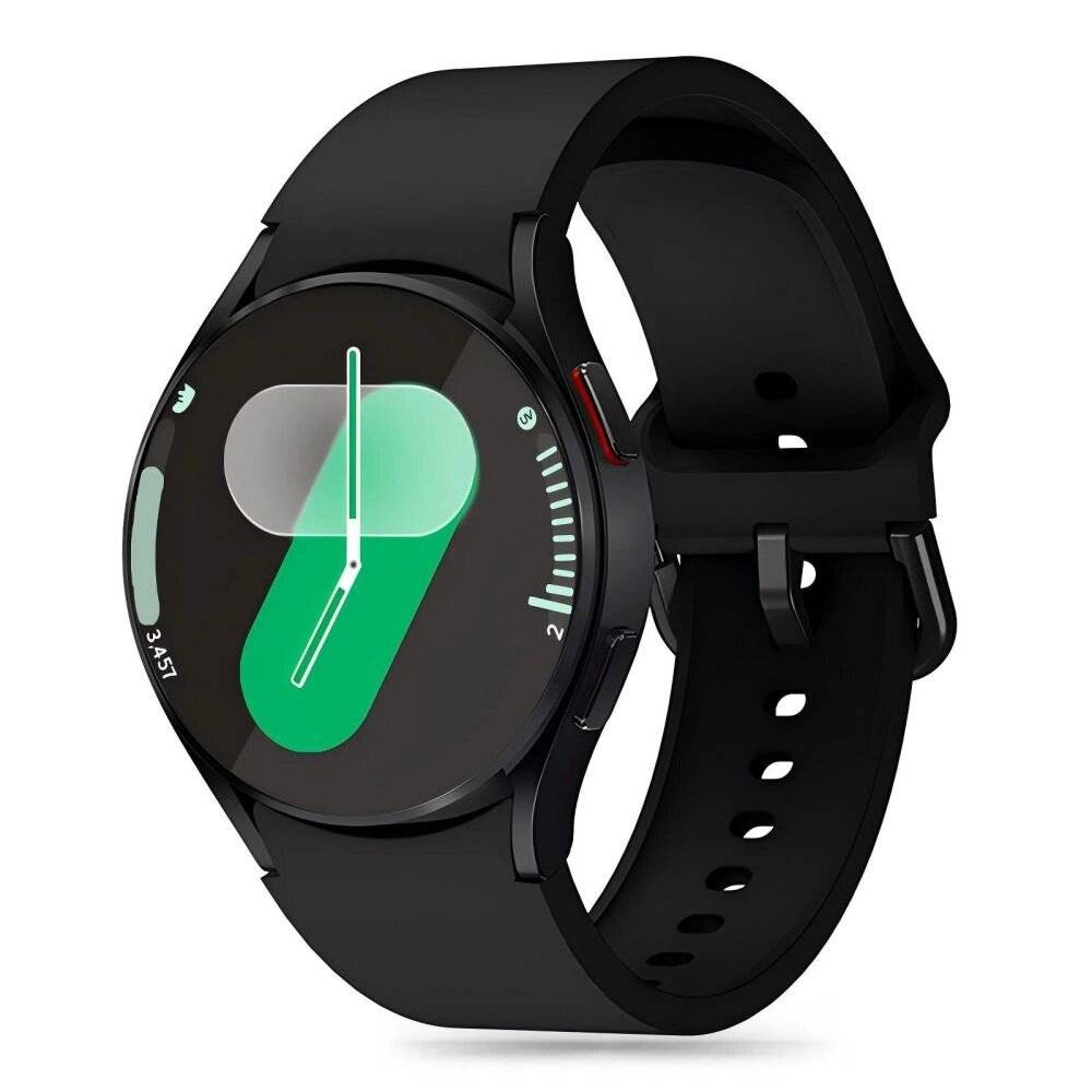 Tech-Protect Silikonarmband Samsung Galaxy Watch 4/5/5 Pro/6/7/FE – Schwarz