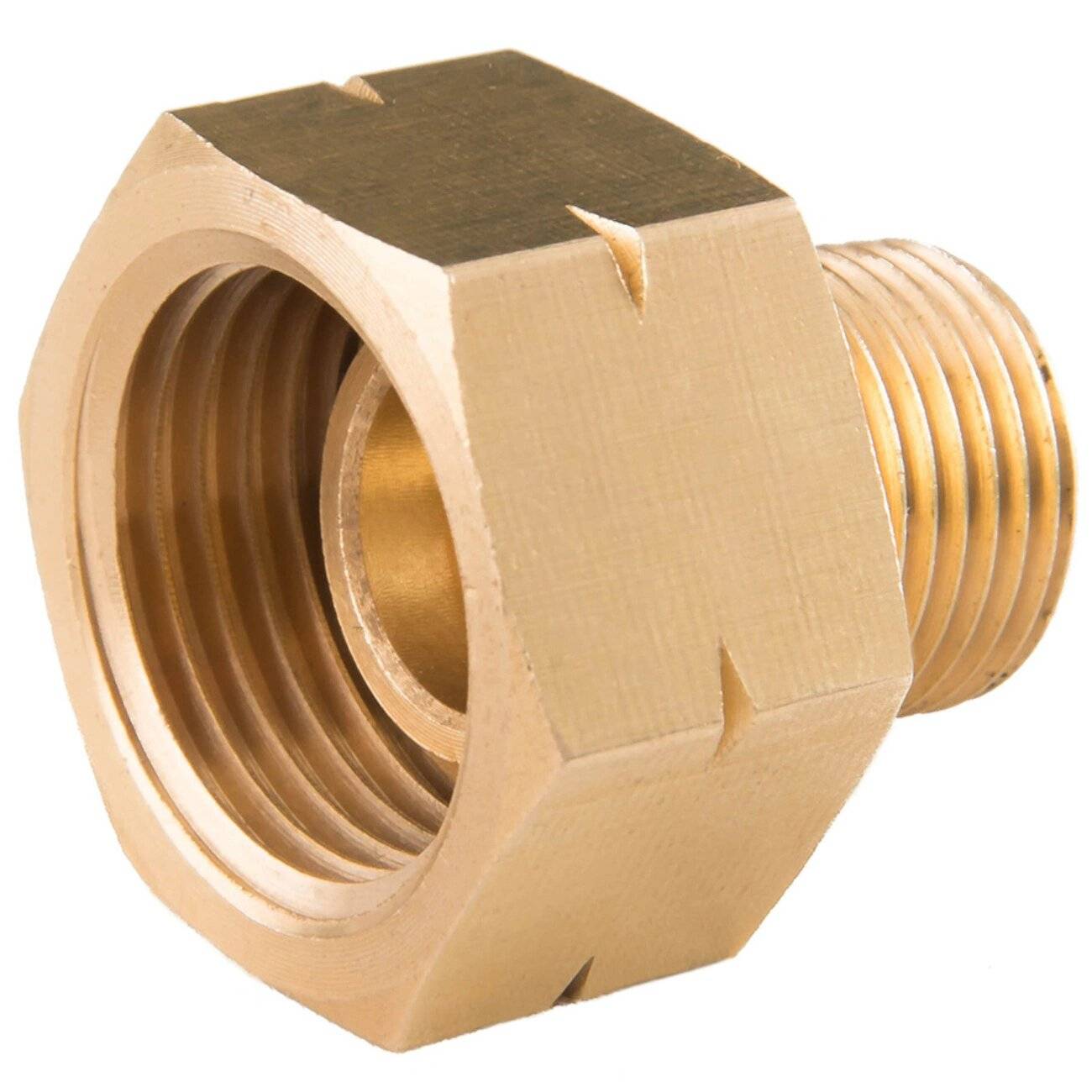 Reduziergasflaschenadapter 21,8 mm L - 3/8″