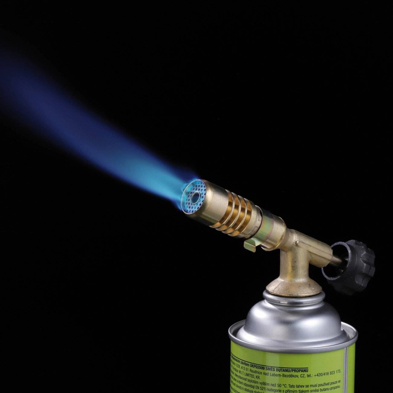 Gasbrenner PB-Kartuschen Ventil 7/16'' WORKER 1,8kW